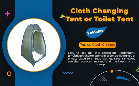 Homecute Foldable Portable Pop-up Cloth Changing Tent or Toilet Tent ...