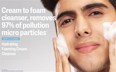 Cetaphil Hydrating foaming Face Wash, Cream to Foam Cleanser 236ml ...