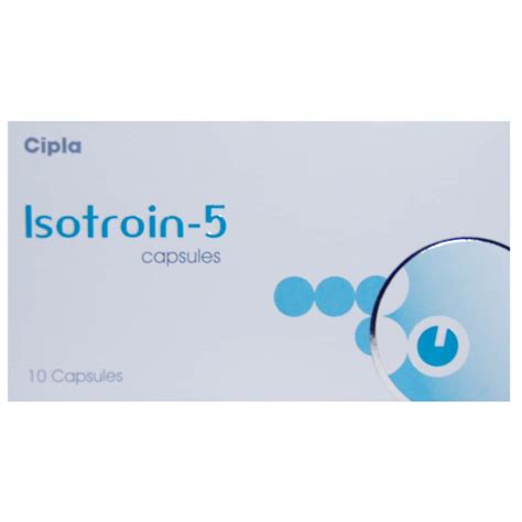 Isotroin 5 Capsule | Uses, Side Effects, Price | Apollo Pharmacy