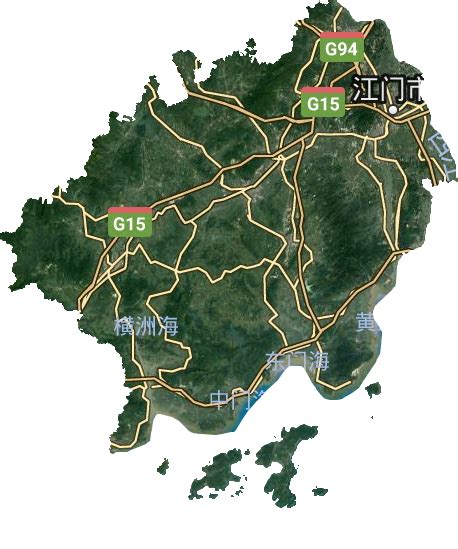 江门市高清电子地图