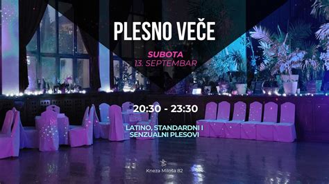 Plesno veče Latino, Standard & Sensual 💃 ️🎆, Plesni studio "Natalija i ...