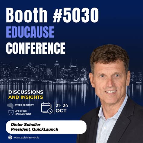 Join us at EDUCAUSE 2024 to meet our President, Dieter Schuller, and discover how we're ...