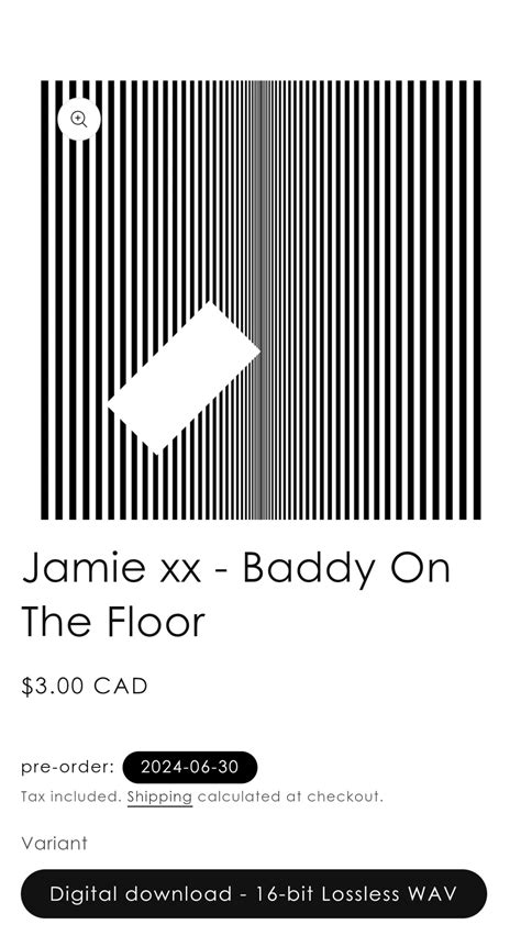 Jamie Xx Baddy On The Floor