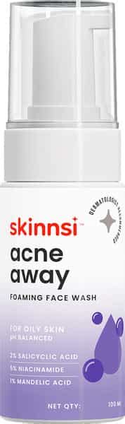Buy SKINNSI ACNE AWAY FOAMING FACEWASH Online & Get Upto 60% OFF at ...