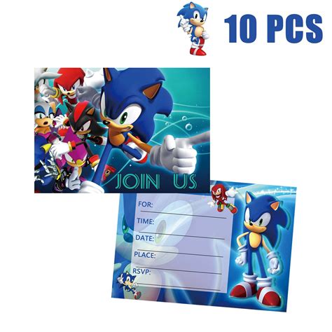 Buy Party Corner - Sonic' Party Supplies for Kids’ Birthday, Sonic ...