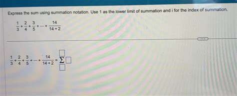 Index Of Summation