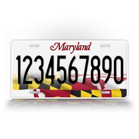 Personalized Maryland State Custom License Plate – SignsAndTagsOnline