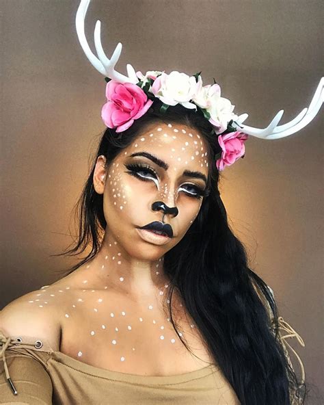These Deer Makeup Looks Make A Last-Minute Costume Easy | Deer makeup ...