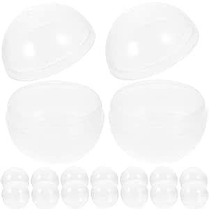 EXCLUZO 50pcs Clear Fillable Balls for Toys, Transparent Round Balls ...
