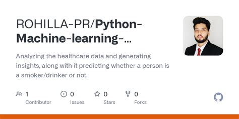 Image result for Machine Learning Python Health Projec