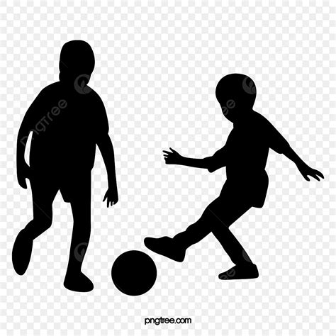 Children Playing Silhouette