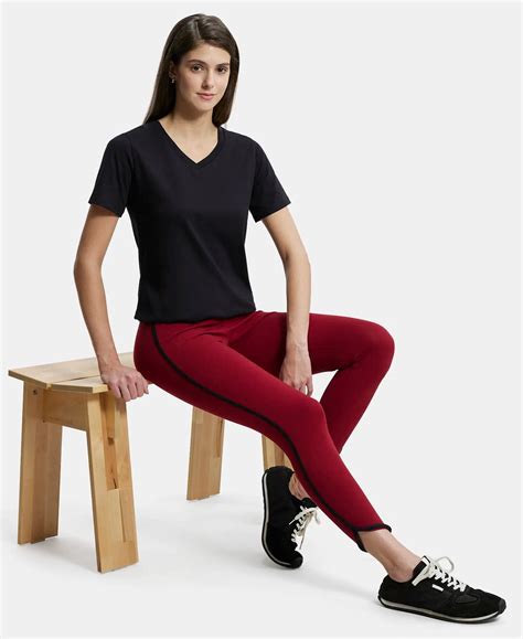 Buy Super Combed Cotton Rich Fabric Relaxed Fit V-Neck Half Sleeve T ...