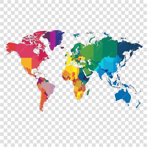 Clear World Map Without Background 的图像结果