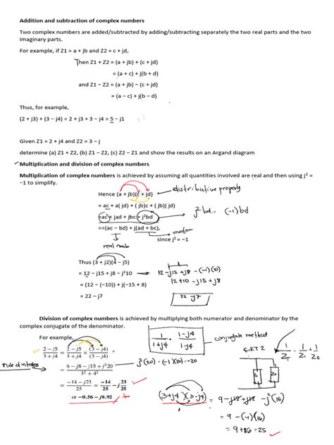 Subtracting Complex Numbers 的图像结果