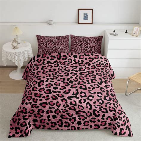 Amazon.com: Grand Linen Black/Brown Comforter Set Leopard/Zebra Print ...