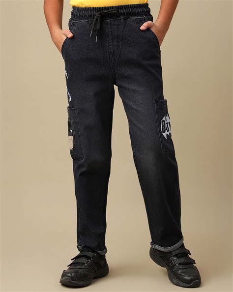 Batman Printed Regular Fit Denim Jogger For Boys – Kidsville