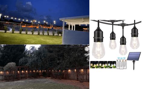 Image result for Solar String Lights On Chain Link Fence