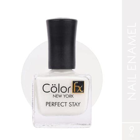 Buy COLOR FX GLOSSY WHITE GEL LONG LASTING NAIL ENAMEL 9 ML Online ...