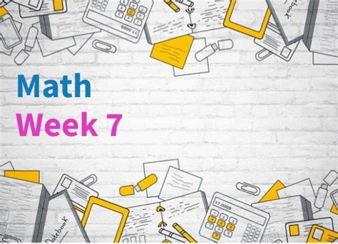 Image result for Math 4 Week 7