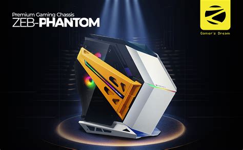Amazon.in: Buy ZEBRONICS Phantom Mid-Tower Premium Gaming Cabinet ATX ...