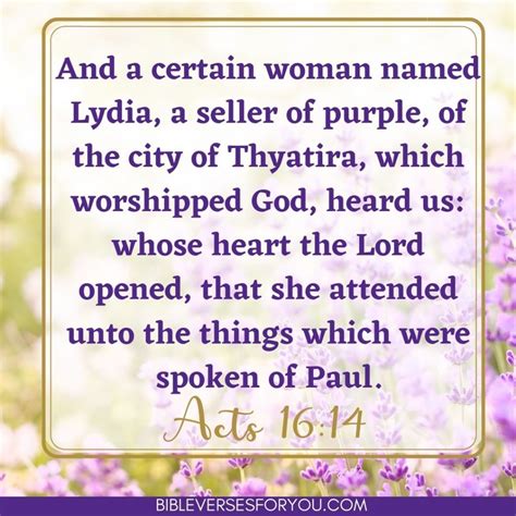 Lydia and The Color Purple in the Bible - Bible Verses for You