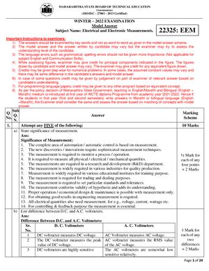 22328 Sample question paper Electrical Materials and Wiring Practice ...
