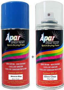 apar APAR Automotive Spray Paint Moroccan Blue (RC Colour Name)+ Blue ...