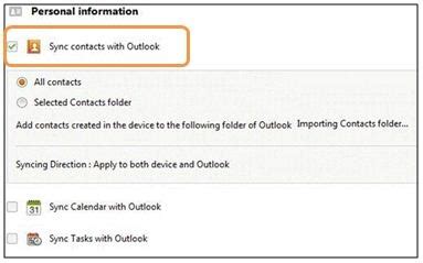 Outlook Sync in Samsung Kies 3.0 | Samsung India