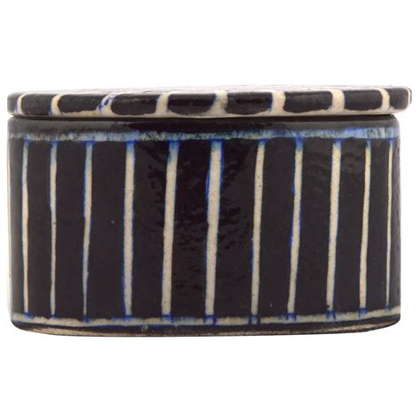 Buy Blue Pottery Oval Shape Box Online at Low Prices in India - Amazon.in