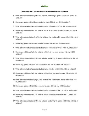 How to Solve Concentration Problems 的图像结果