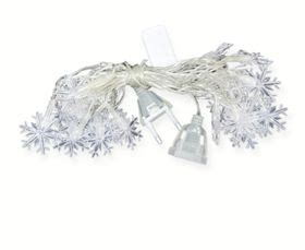 Image result for Snowflake String Lights Plug In