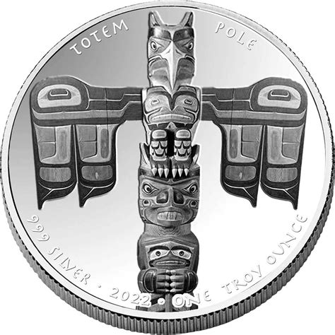 Buy Totem Pole Native American Silver Dollars 1 Oz Silver Coin 1$ Sioux ...