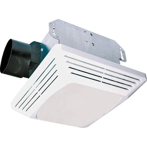 Air King Exhaust Fan with Light, 120 V, 44 W, Fluorescent/A19 ...