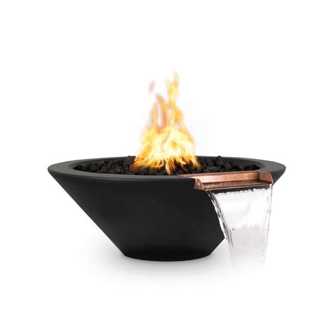 The Outdoor Plus Concrete Cazo GFRC Fire & Water Bowl - Fire Pits ...