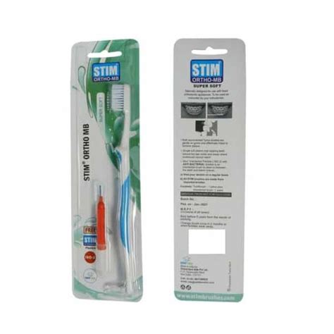 Buy STIM ORTHO MB TOOTHBRUSH 1 NO'S Online & Get Upto 60% OFF at PharmEasy