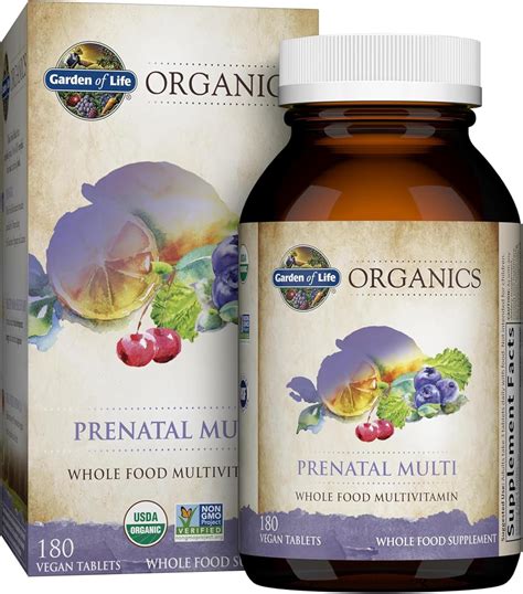 Amazon.com: Garden of Life Organics Multivitamínico prenatal para mujer ...