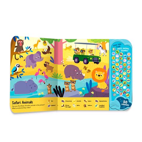50 Sound Book ‐ Animal Kingdom – Tak Tak Toys