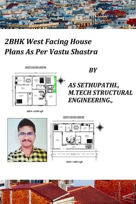 Buy 2 BHK West Facing House Plans As Per Vastu Shastra Online at ...