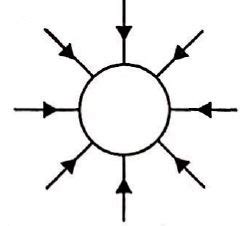 Which of the following figures correctly shows the top view sketch of ...