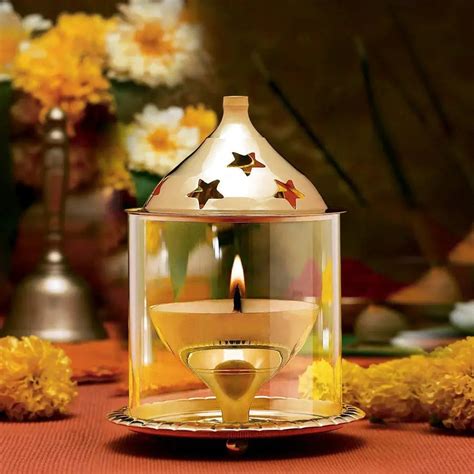 Akhand Diya (Gold) – Brahmatellsstore