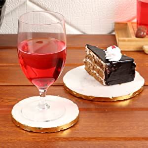 NikkisPride Marble Handmade Trivet Jewellery Tray or Office Coaster ...