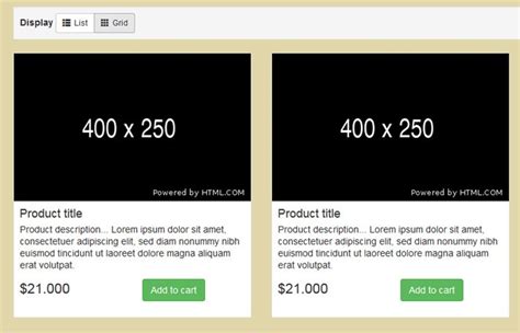 List View jQuery 的图像结果