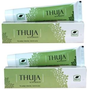 NEWLIFE THUJA OINTMENT-FOR POLYP,TUBERCLES,WARTS AND CORNS(PACK OF 2 ...