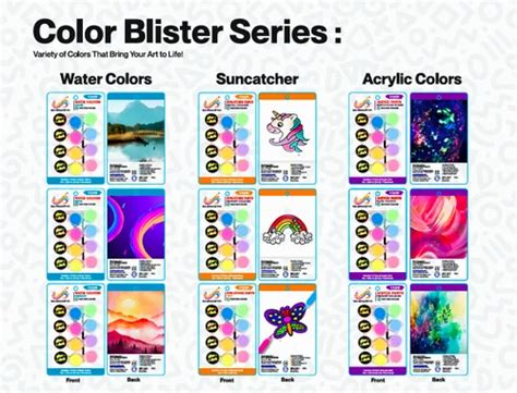 Crayon & Poster Color - Acrylic Color Blister Series Manufacturer from Pune