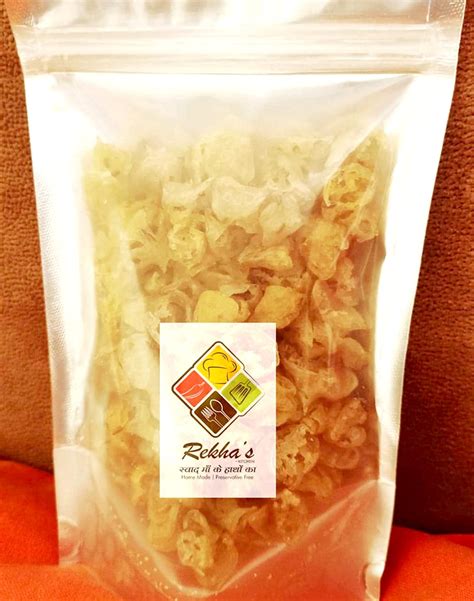 Home Made Tilori Papad | Charauri | Rice Papad - 200 Grams, pale yellow ...