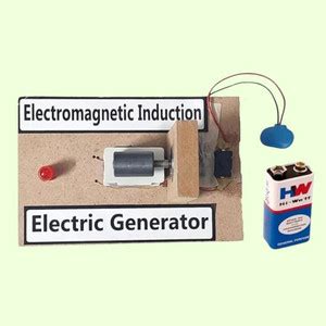 ERHIndia Electromagnetic Induction Generator Science Project Kit AC DC ...