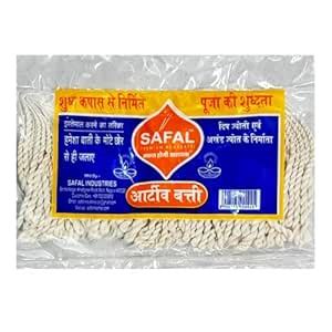 Safal Cotton Wicks | Wicks for Diya, Pooja, Navratri | Cotton Batti for ...