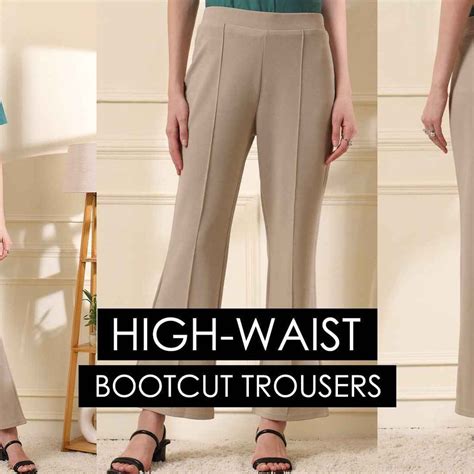 What to Wear with High-Waist Bootcut Trousers - Fithub Fashion
