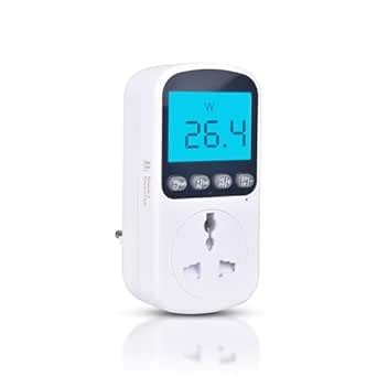 Blackt Electrotech BT72PM3 Digital Energy Meter Plug – (3-Pin) 230V ...