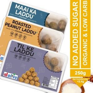 D-Alive Til Ke Laddu + Roasted Peanut Laddu + Maai Ka Laddu - Nutrient ...